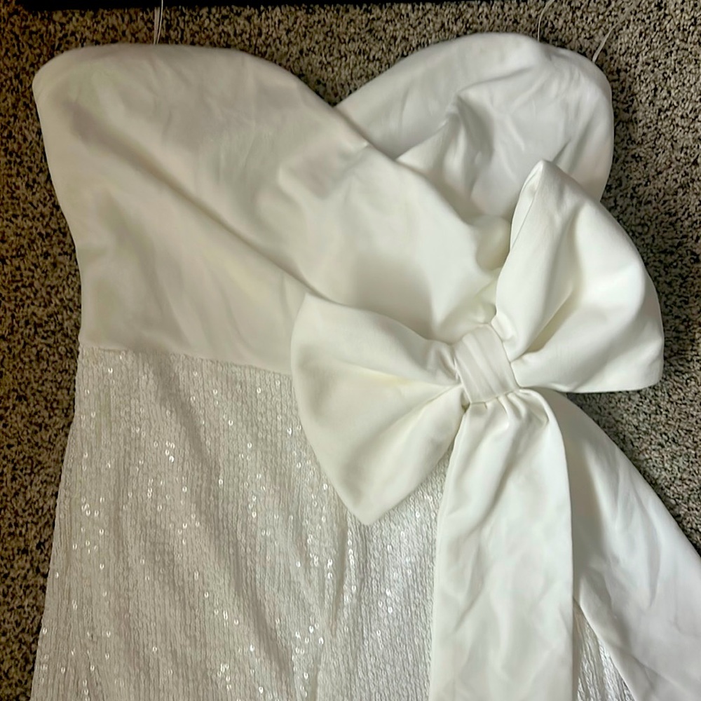 Never worn* Vici white sequined jumper